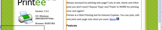 Printee for IE
